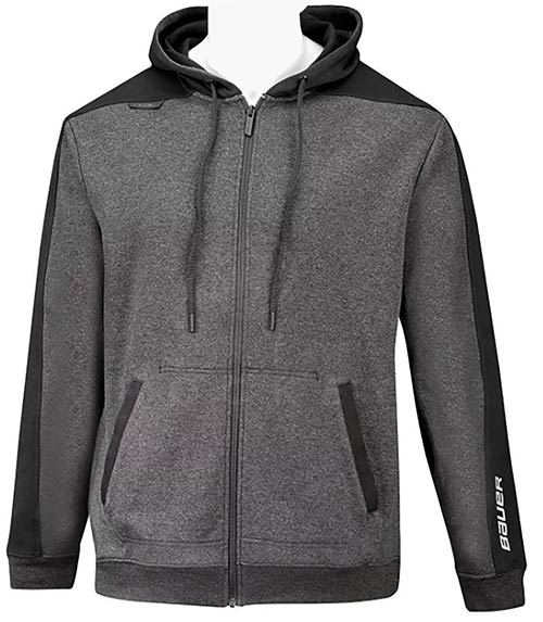 Bauer Fleece FZ Premium Sweatjacke Anthrazit Junior