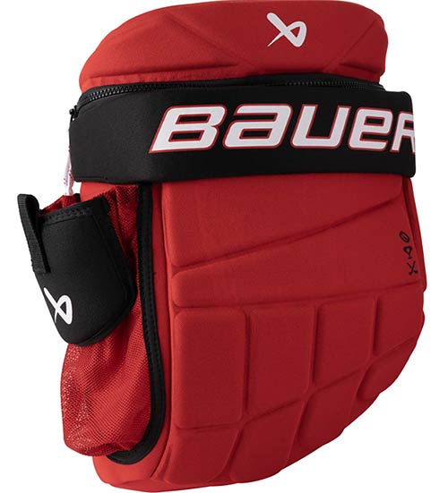 Bauer Handschuh Rucksack Rot-Schwarz