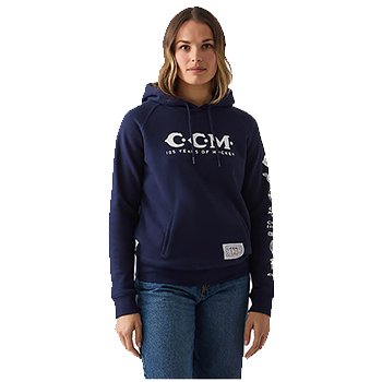 CCM 125 Jahre Hockey Jubilums Damen Hoody Navy