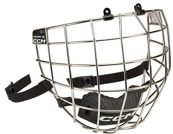 CCM FM 580 Gitter fr Eishockeyhelm Senior chrome